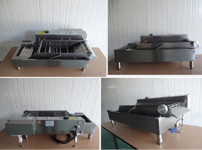 Double Row Automatic Donut Making Machine , Electric Deep Fryer Machine 0