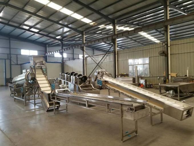 Easy Operate Potato Chips Production Line 400 Kg/H Output For French Fries 0