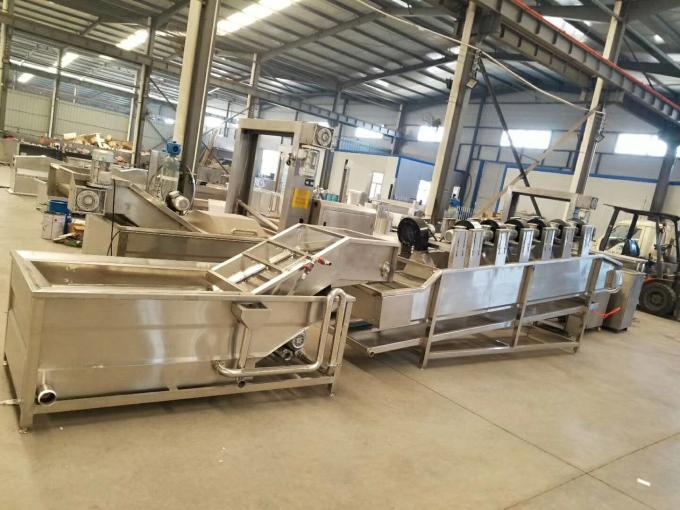 Easy Operate Potato Chips Production Line 400 Kg/H Output For French Fries 1