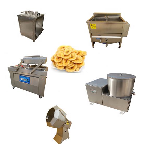 Capacity 150kg/H Banana Chips Making Machine Easy Operation With Large Output 1
