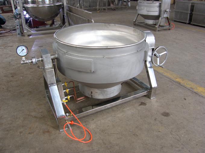 Easy Operation Electric Jacketed Kettle / Double Jacketed Kettle For Jam 0
