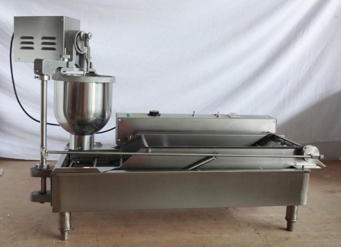 Stainless Steel Automatic Mini Donut Machine , Commercial Donut Making Machine 2