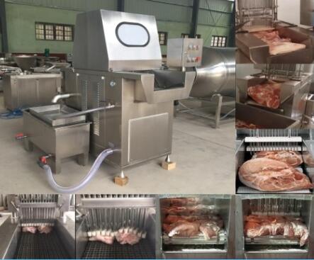 Chicken Saline Water Injection Machine / Brine Injection Machine 500 - 700kg/H 2
