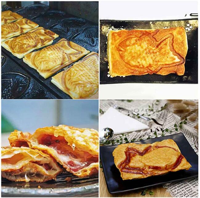 Light Weight Food Industry Machines Street Snack Taiyaki Machine ISO Certification 0