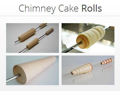 Lightweight Ice Cream Chimney Cake Machine 220v / 110v 50hz High Efficiency 1