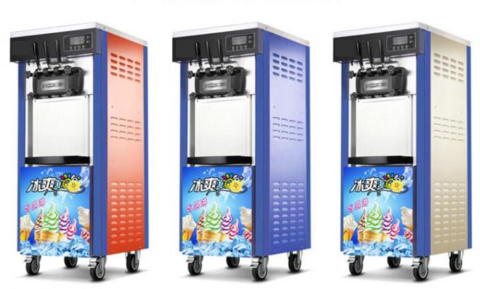 2.2kw Power Food Industry Machines Commercial Vertical Ice Cream Machine 0