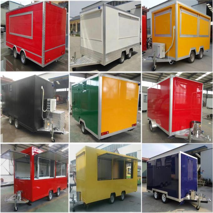 ISO 30km/H 4M Food Industry Machines Mobile Food Cart 0