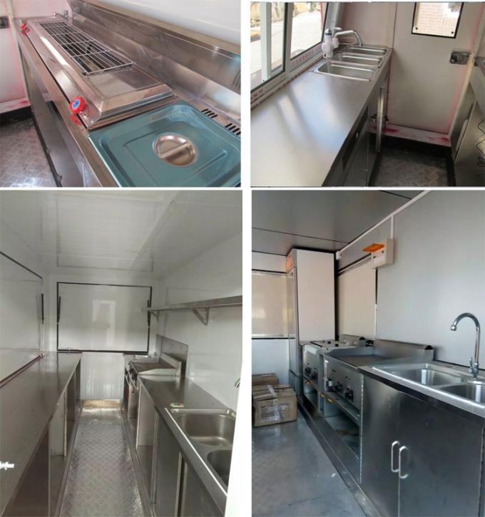 ISO 30km/H 4M Food Industry Machines Mobile Food Cart 1