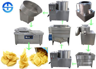 Popular Potato Chips Production Line / Frozen French Fries Making Machine