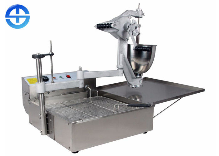 buy 3 Molds Automatic Donut Making Machine / Donut Ball Maker Easy Operation online manufacturer