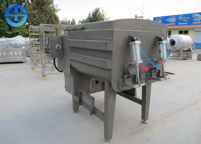 buy Commercial Meat Processing Machine 500kg/Tank Capacity Meat Vacuum Mixer online manufacturer