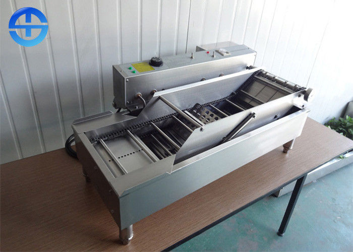 buy Double Row Automatic Donut Making Machine , Electric Deep Fryer Machine online manufacturer