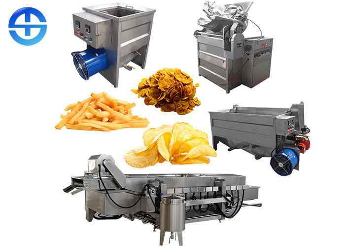 China High Speed Potato Chips Production Line / Fully Automatic Potato Chips Making Machine factory