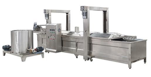 Fried Potato Chips Production Line Safe Operation With Stainless Steel Material 0