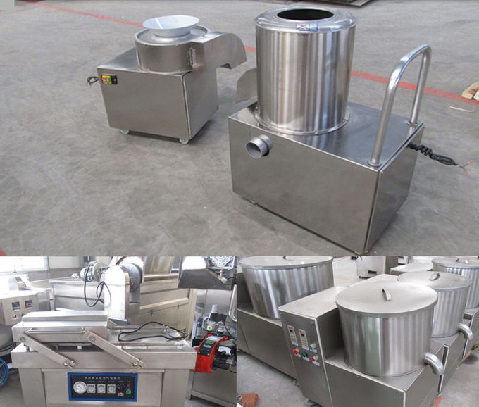 Popular Potato Chips Production Line / Frozen French Fries Making Machine 0