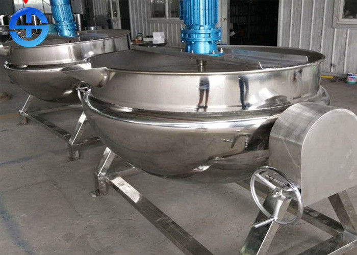 buy Reliable Stainless Steel Steam Jacketed Kettle / Electric Cooking Pan online manufacturer