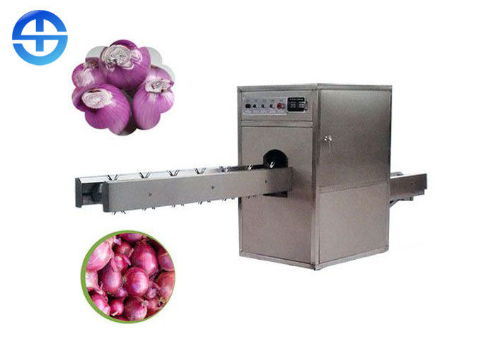 China Automatic Onion Top Tail Cutting Machine 600kg/H Capacity 3130*750*1380 Size factory