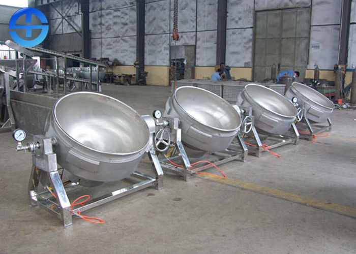 China Easy Operation Electric Jacketed Kettle / Double Jacketed Kettle For Jam factory