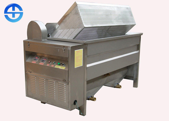 buy Chicken Deep Fryer Machine , Automatic Fryer Machine For Potato Chips / Rice Crisp online manufacturer