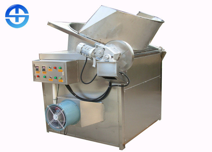 buy 63 kw Fried Chicken Fryer Machine Automatic Discharging / Stirring Chips Frying Machine online manufacturer