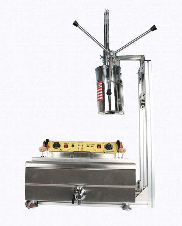 China 304 Stainless Steel Automatic Donut Making Machine 110v / 220v For Churros factory
