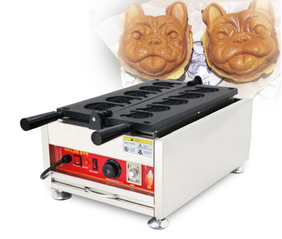 buy 201 Stainless Steel Food Industry Machines Bulldog Shape Taiyaki Machine online manufacturer