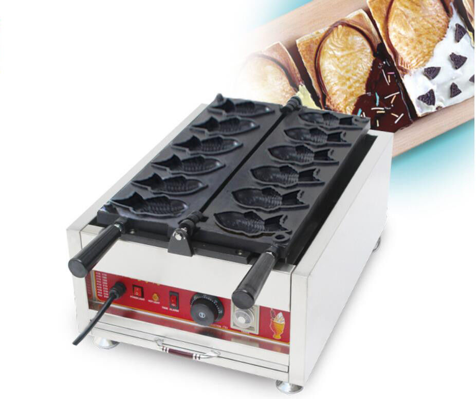 China Light Weight Food Industry Machines Street Snack Taiyaki Machine ISO Certification factory