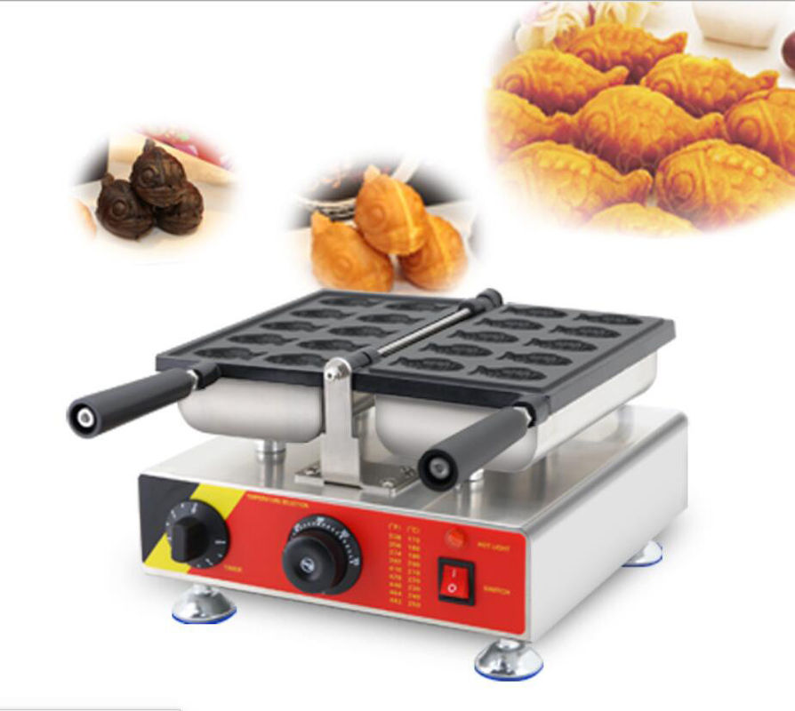 China 110v / 220v 50hz Goldfish Waffle Machine Taiyaki Machine Small Size factory