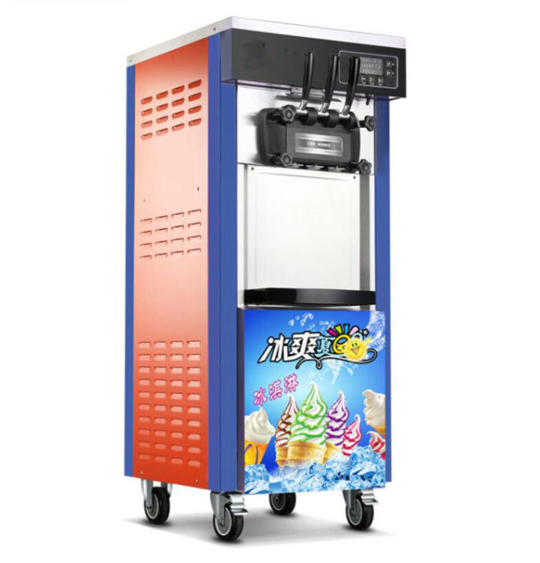 China 2.2kw Power Food Industry Machines Commercial Vertical Ice Cream Machine factory