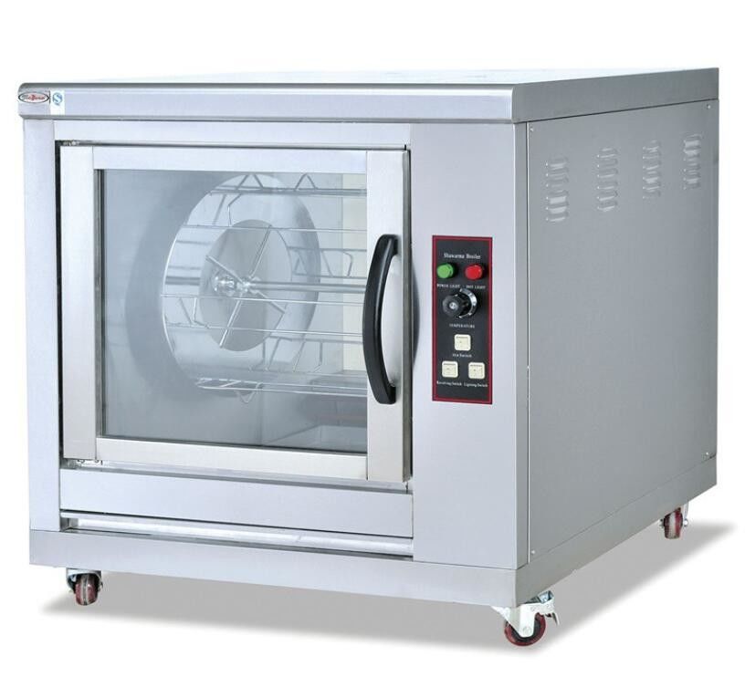 China ISO Food Industry Machines Stainless Steel Omni Directional Rotary Rotisserie factory