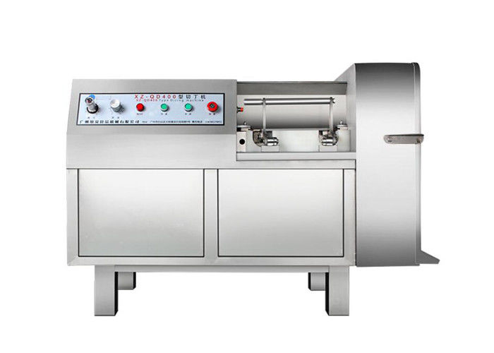 Stainless Steel Meat Dicing Machine , Commercial Meat Slicing Machine